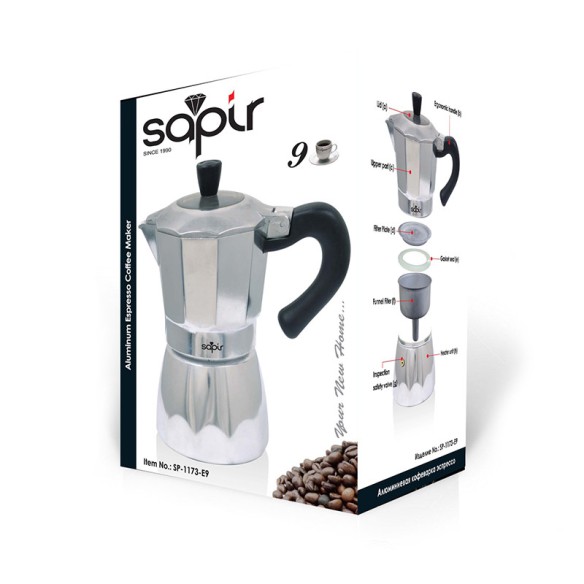 Кубинска кафеварка за 9 кафета SP 1173 Е9 SAPIR