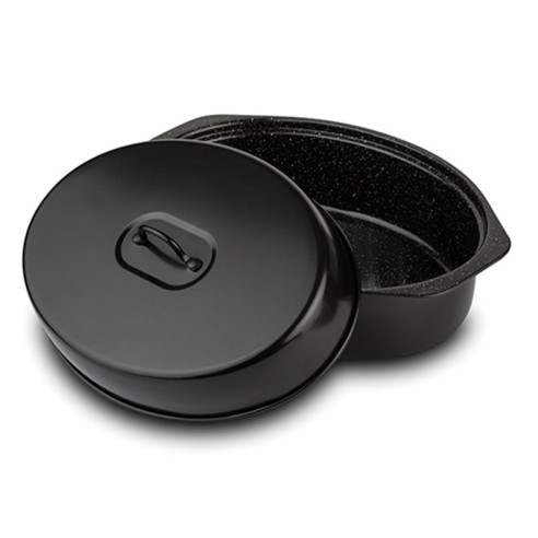 Овална тава с незалепващо покритие и с капак 42см Nature NAVA