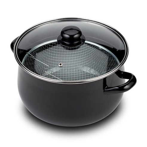 Емайлирана касерола с метална кошница за пържени картофи 24см NAVA - 2