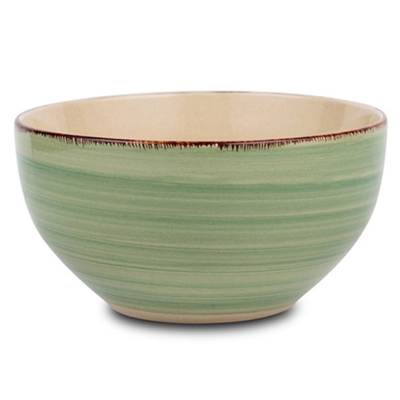Купа за зърнени храни "Lines Oil Green" 14см NAVA - 2