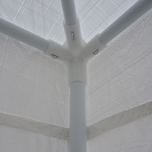 Бяла водоустойчива шатра 3x3м UV-защита PE GAZEBO