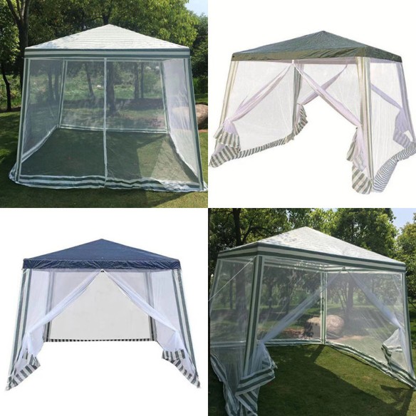 Шатра с мрежа против комари 3x3м UV-защита PE Top Mosquito GAZEBO
