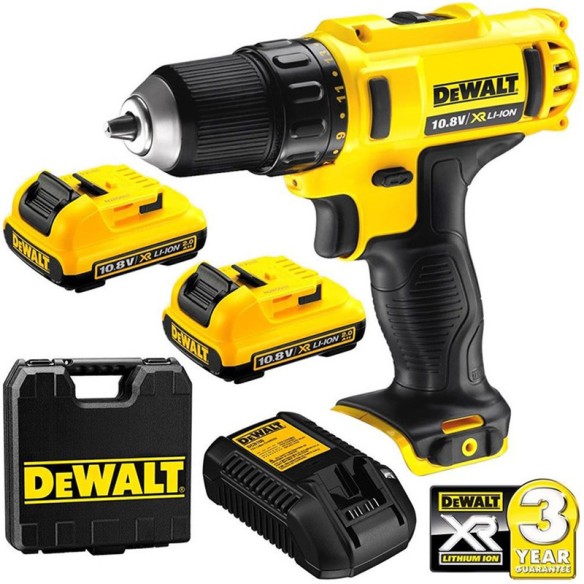 Акумулаторен винтоверт 10.8V 2Ah 24Nm 1-10мм DeWALT - 2