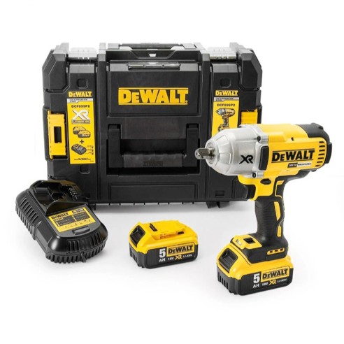Акумулаторен ударен безчетков гайковерт 18V 5Ah 950Nm 1/2" DeWALT - 2