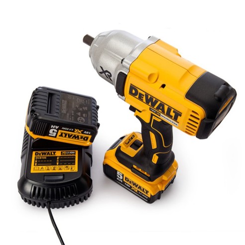 Акумулаторен ударен безчетков гайковерт 18V 5Ah 950Nm 1/2" DeWALT - 1