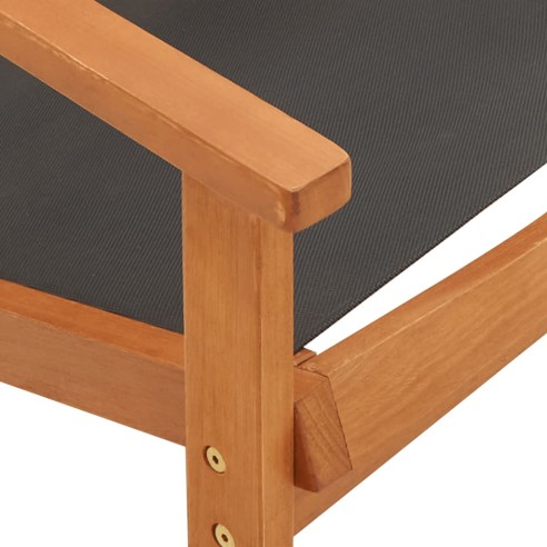 Градински стол - табуретка с подложка за крака - 9