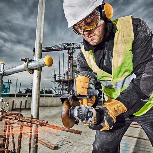 Акумулаторен безчетков ъглошлайф 18V 125мм 9000 об./мин. DeWALT - 4