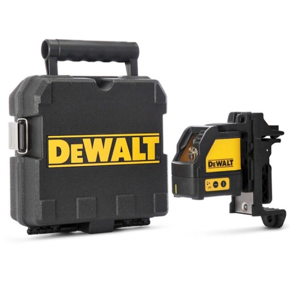 Лазерен линеен нивелир с 2 лъча 15м 0.3мм/м DeWALT