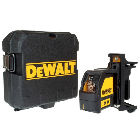 Лазерен линеен нивелир с 2 лъча 15м 0.3мм/м DeWALT
