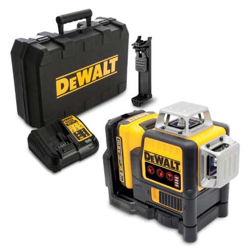 Лазерен линеен нивелир с 3 лъча 30м 0.3мм/м DeWALT - 2