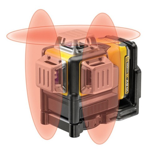 Лазерен линеен нивелир с 3 лъча 30м 0.3мм/м DeWALT - 3
