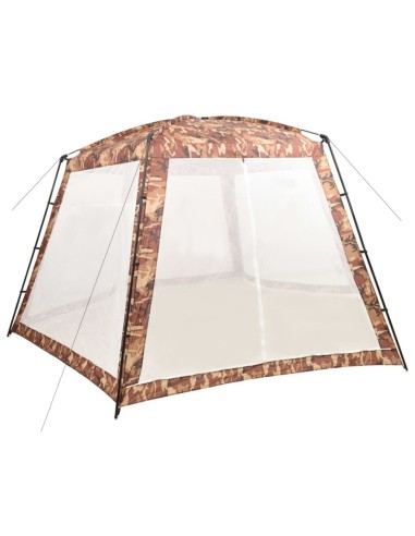 Палатка за басейн, текстил, 590x520x250 см, камуфлаж - 1