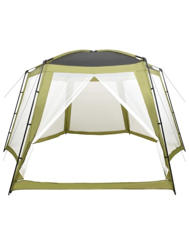 Палатка за басейн, текстил, 590x520x250 см, зелена - 1