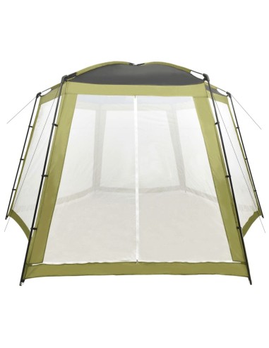 Палатка за басейн, текстил, 500x433x250 см, зелена - 1