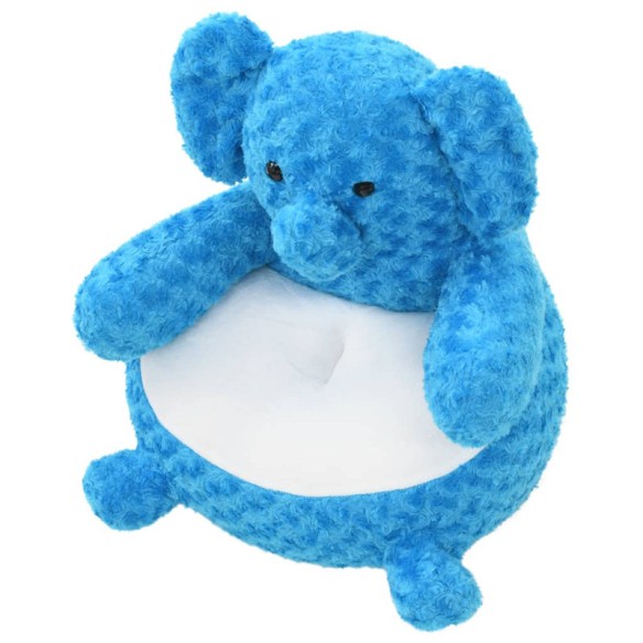Плюшена играчка слон, синя - 2