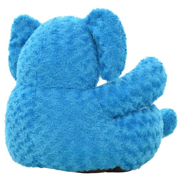 Плюшена играчка слон, синя - 3
