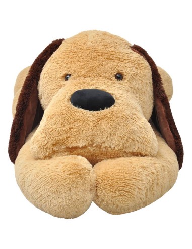 Плюшена играчка куче, кафява,120 см - 1