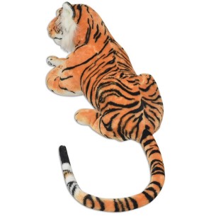 Плюшена играчка тигър, кафява, XXL - 1 2