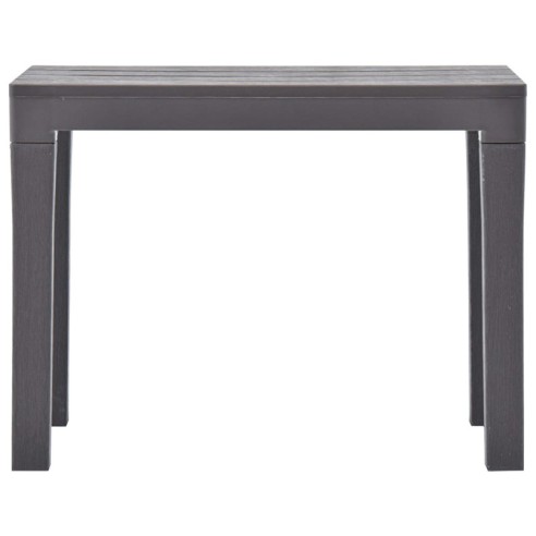 Градински пейки, 2 бр., мока, пластмаса - 3