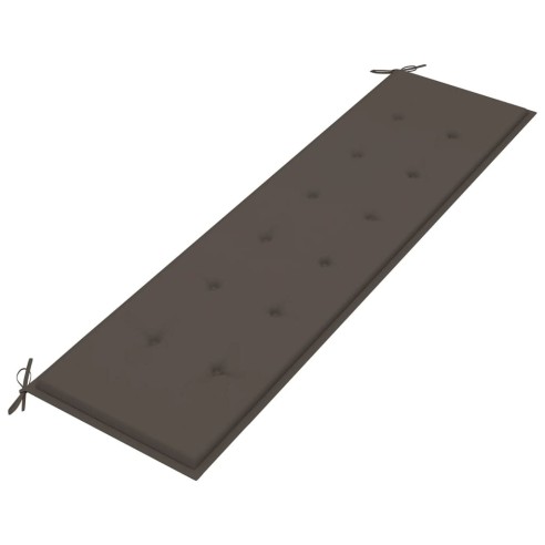 Възглавница за градинска пейка, таупе, 180x50х3 см - 2