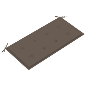 Възглавница за градинска пейка, таупе, 100x50х3 см - 1 2
