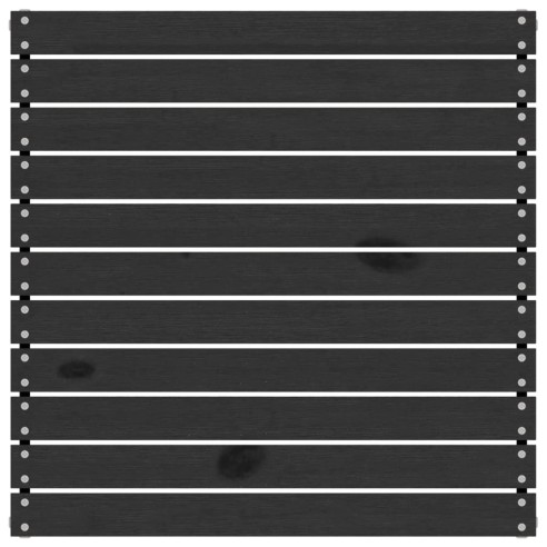 Градински комплект от 3 части, с възглавници, черен бор - 5