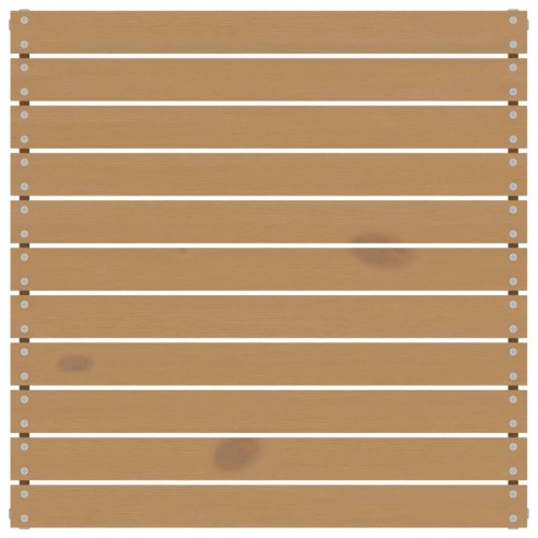 Градински комплект с възглавници, 3 части, бор масив меденокафяв - 5