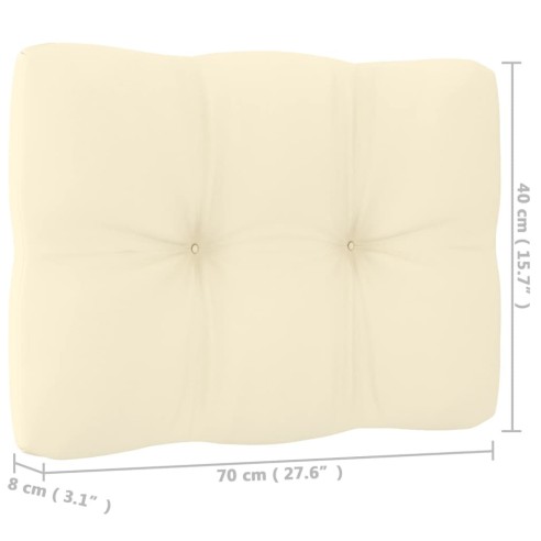 Градински комплект 2 части с възглавници меденокафяв бор масив - 10