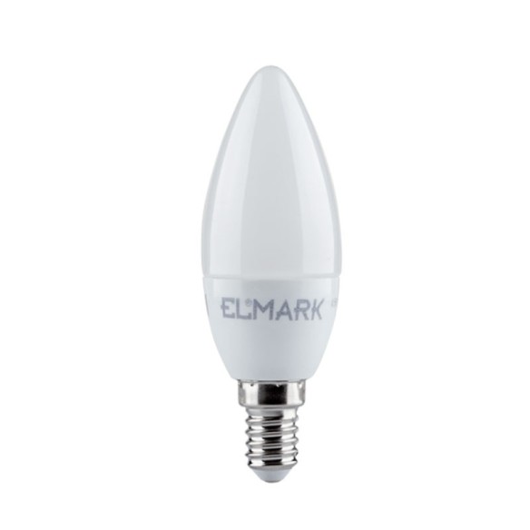 LED крушка Candle E14 C37 4000K 8W ELMARK - 1
