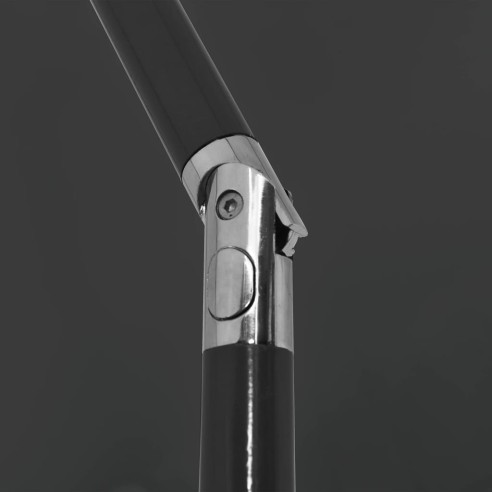 Плажен чадър, антрацит, 200x125 см - 3