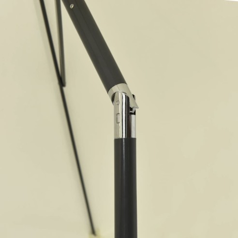 Плажен чадър, пясъчножълт, 180x120 см - 3