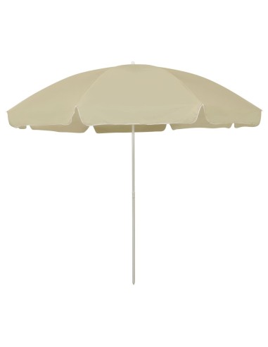 Плажен чадър, пясъчножълт, 300 см полиестер - 1