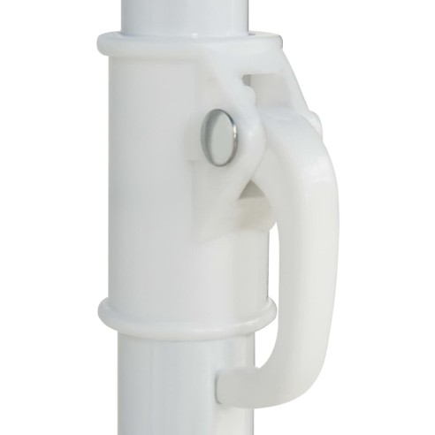 Плажен чадър, син, 300 см хавайски стил - 6