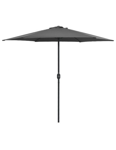 Градински чадър с алуминиев прът, 270x246 см, антрацит - 1