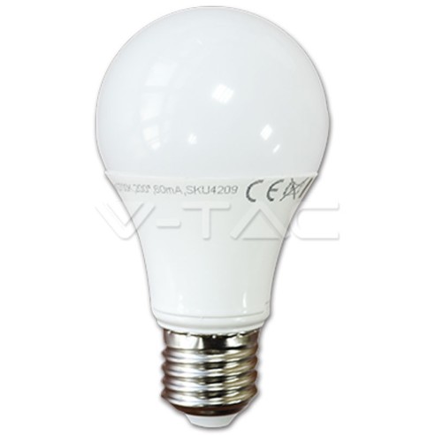 LED крушка E27 A60 4000K 7W V-TAC - 1