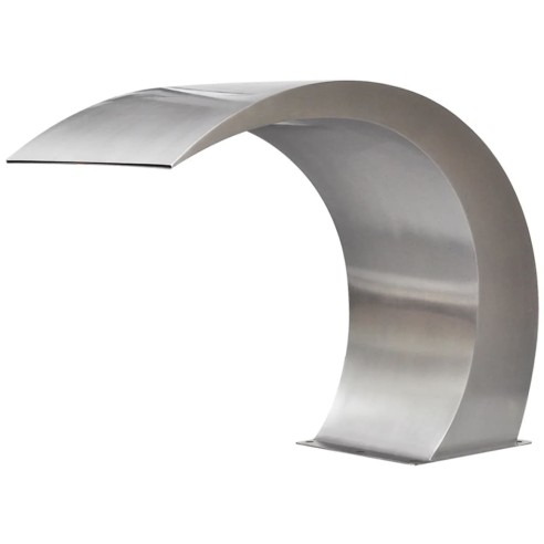 Градински фонтан за басейн, неръждаема стомана, 45x30x60 см - 2