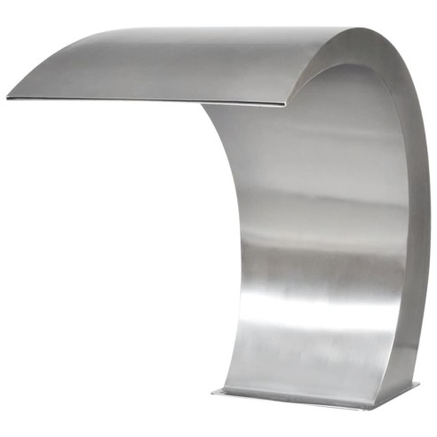 Градински фонтан за басейн, неръждаема стомана, 45x30x60 см - 4