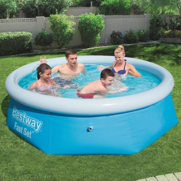 Кръгъл надуваем басейн, 244x66 см, 57265 Bestway Fast Set - 2