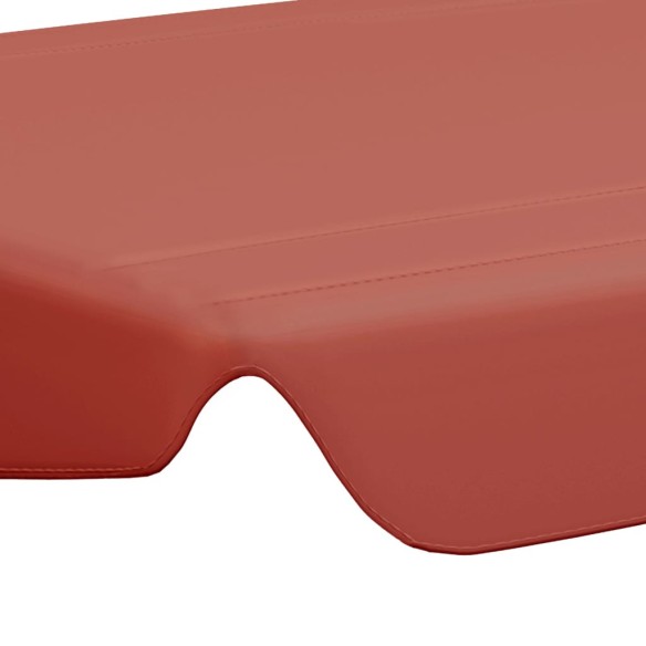 Резервен покрив за градинска люлка теракота 150/130x70/105 cм - 4