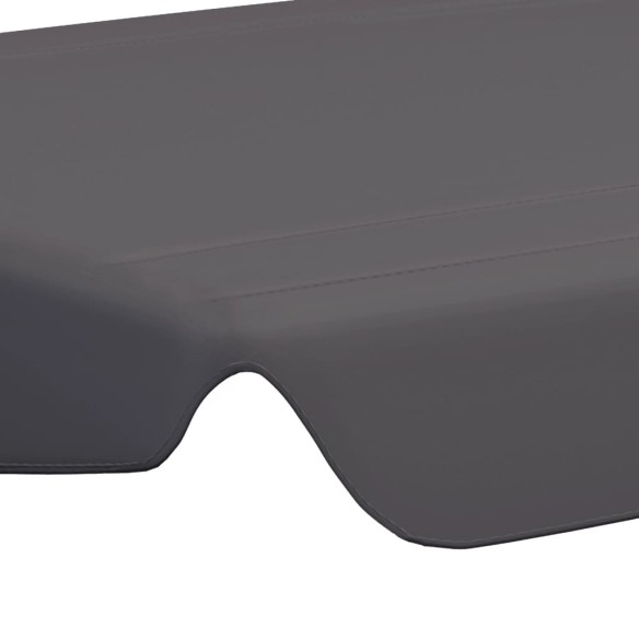 Резервен покрив за градинска люлка антрацит 150/130x70/105 cм - 4