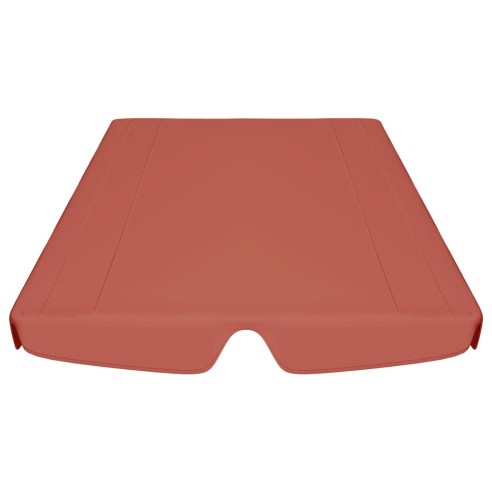 Резервен покрив за градинска люлка теракота 188/168x110/145 cм - 3