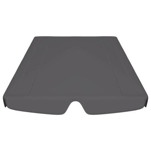 Резервен покрив за градинска люлка антрацит 188/168x110/145 cм - 3