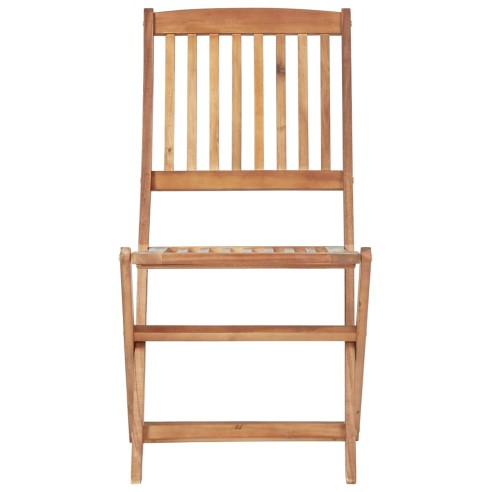 Бистро комплект, 4 части, акациево дърво масив - 13