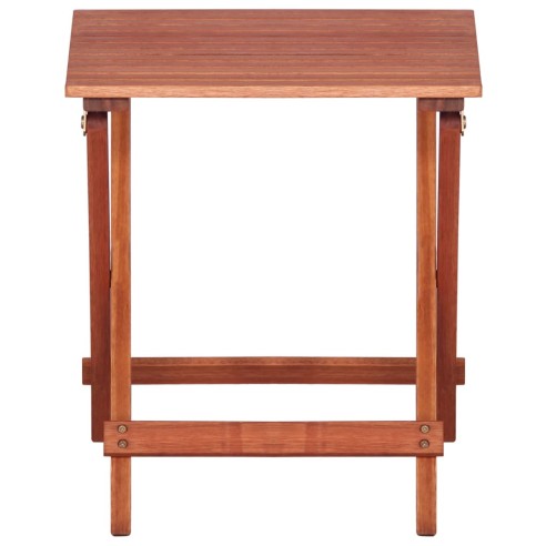 Градински детски бистро комплект, 3 части, евкалипт масив - 4