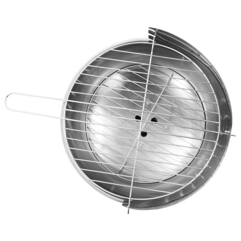 Барбекю грил на стойка, неръждаема стомана - 5