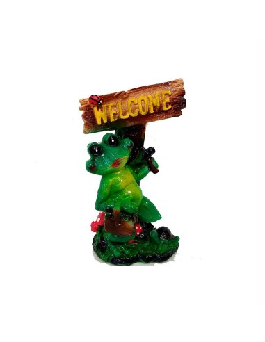 Градинска фигура жаба Welcome - 1