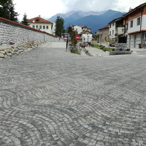 Сегментен паваж комбиниран формат Arte 10 сив меланж SEMMELROCK - 2