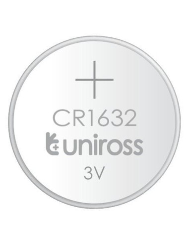 Литиева батерия CR1632 3V 120mAh UNIROSS - 1