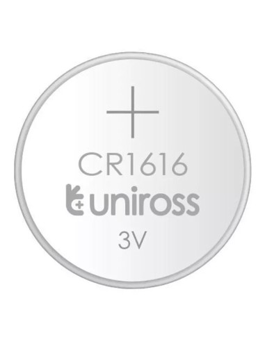 Литиева батерия CR1616 3V 45mAh UNIROSS - 1