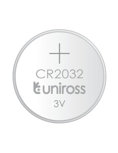 Литиева батерия CR2032 3V 230mAh UNIROSS - 1
